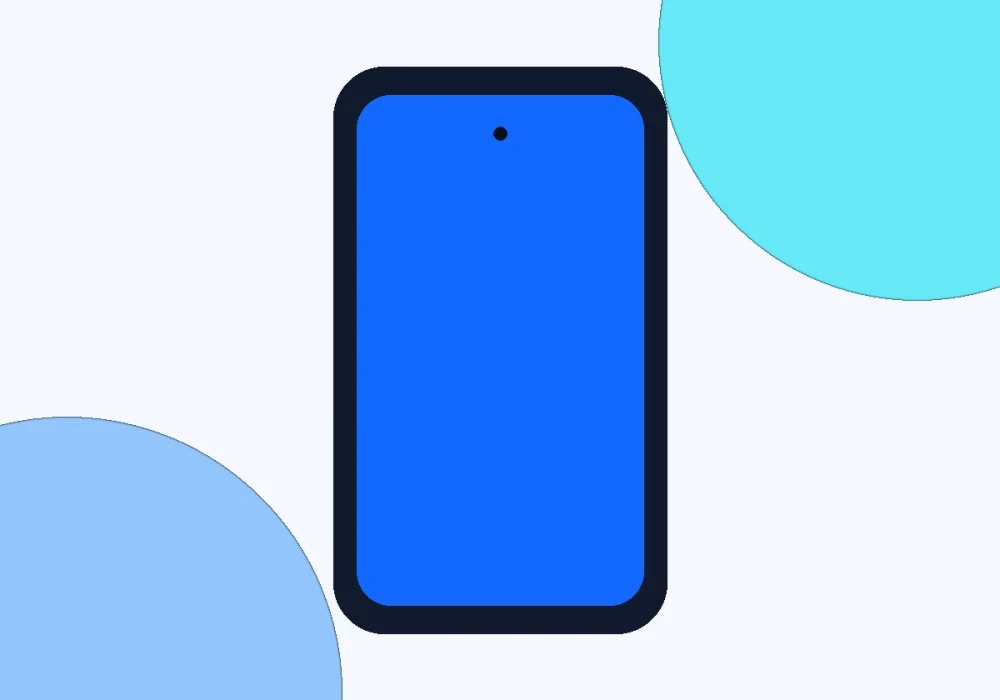 Khung điện thoại tối giản đại diện trang model iPhone 15 Pro Max
