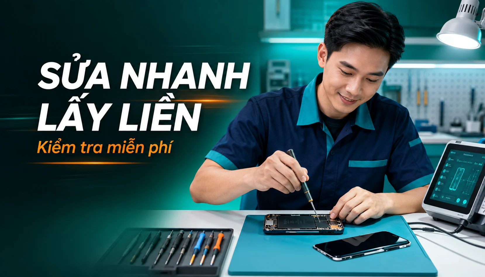 Sửa nhanh lấy liền - Kiểm tra miễn phí